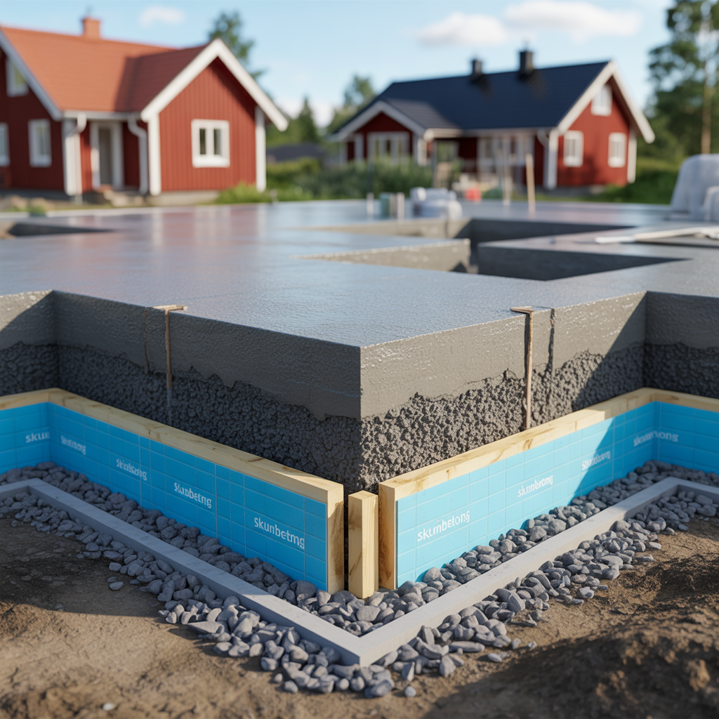 8.Vad innebar skumbetong i husgrundsbygge