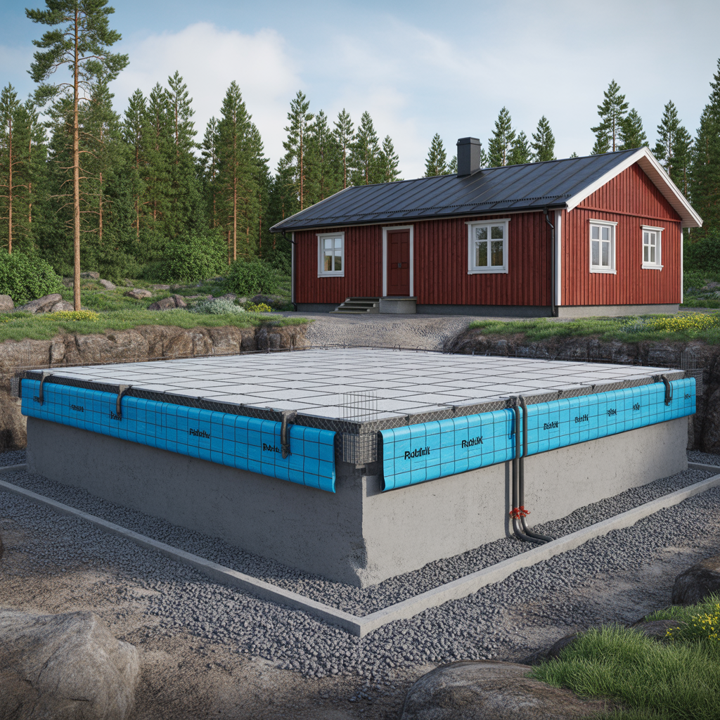 radonduk under platta pa mark val laggning och kostnad